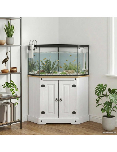 Supporto per Acquario CORONA Bianco 70 x 70 x 73 cm 300 kg