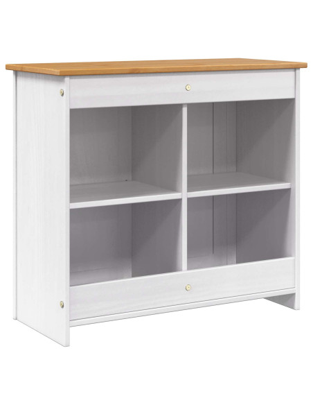 Supporto per Acquario PANAMA Bianco e marrone 81 x 36 x 73 cm