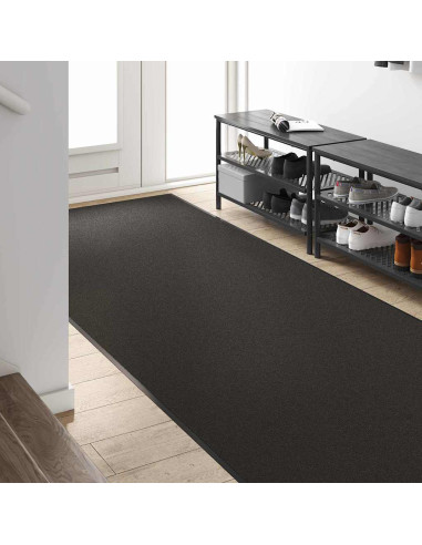 Tappetino Nero 120 x 250 cm 100% Poliammide