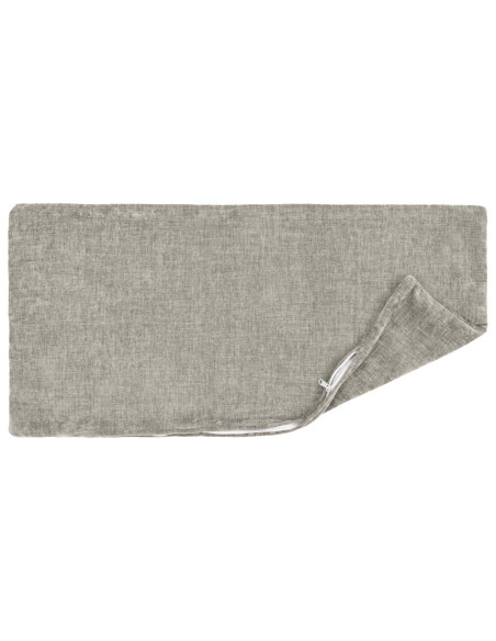 Federa 6 pz HEERLEN Grigio Chiaro 30 x 50 cm Tessuto Chenille