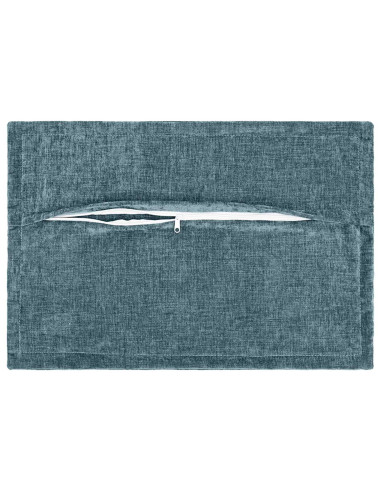 Federa 2 pz HOUTEN Blu 30 x 50 cm Tessuto Chenille