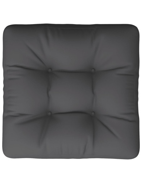 Cuscino per Pallet Grigio 58x58x10 cm in Tessuto