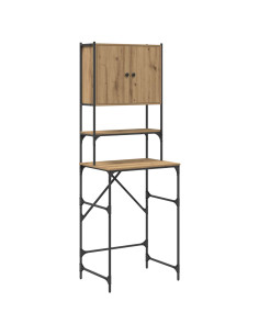 Armadio per Lavatrice Rovere artigianale 68 x 48,5 x 194 cm 2