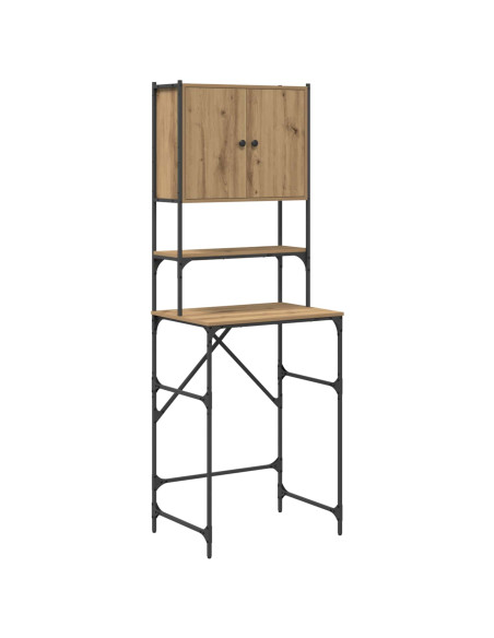 Armadio per Lavatrice Rovere artigianale 68 x 48,5 x 194 cm