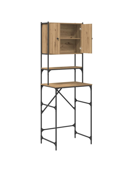 Armadio per Lavatrice Rovere artigianale 68 x 48,5 x 194 cm