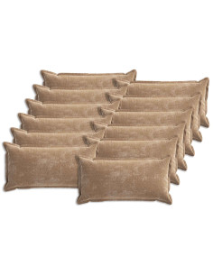 Federa 12 pz HOUTEN Marrone 40 x 80 cm Tessuto Chenille