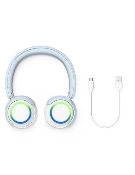 CUFFIA ON-EAR WRLS BT MIC - AZZURRO