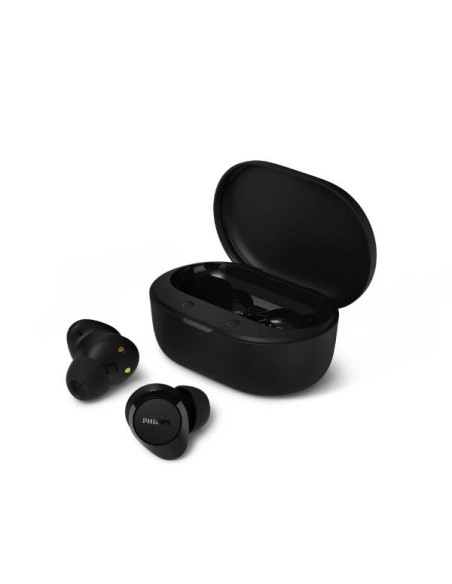 AURICOLARI TRUE WRLS BT MIC NERO