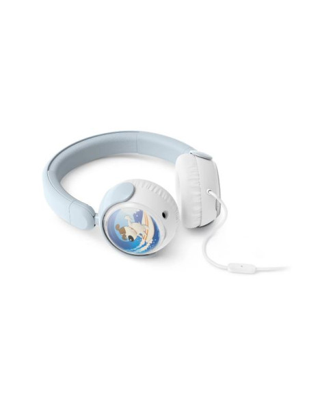 CUFFIA ON-EAR CAVO USB-C/3.5 AZZURR