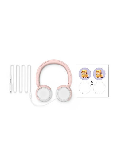 CUFFIA ON-EAR CAVO USB-C/3.5 ROSA