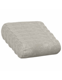 Federa 6 pz HEERLEN Grigio Chiaro Ø 15 x 40 cm Tessuto Chenille