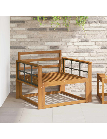 Bracciolo 2 pz Naturale 78,5 x 6 x 61 cm