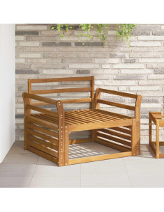 Bracciolo 2 pz Naturale 78,5 x 8 x 60 cm