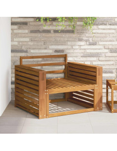 Bracciolo 2 pz Naturale 78,5 x 10 x 61 cm