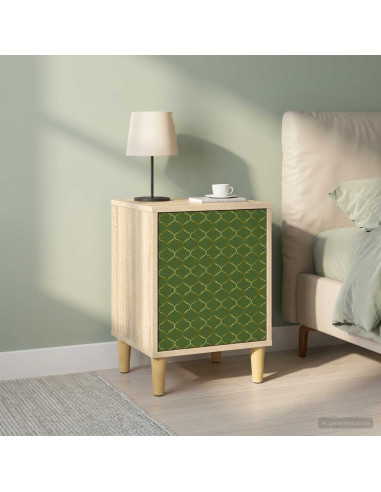 Armadio da Notte GELEEN 2 pz Rovere Sonoma 36 x 33 x 50 cm
