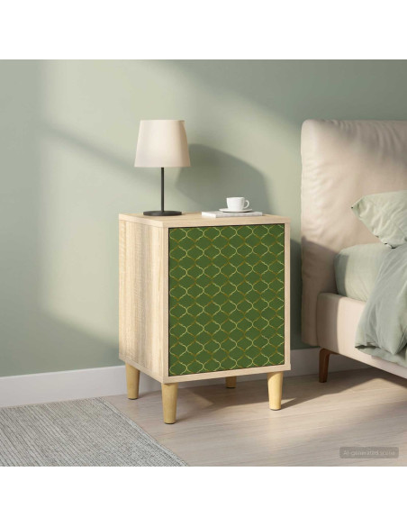 Armadio da Notte GELEEN 2 pz Rovere Sonoma 36 x 33 x 50 cm