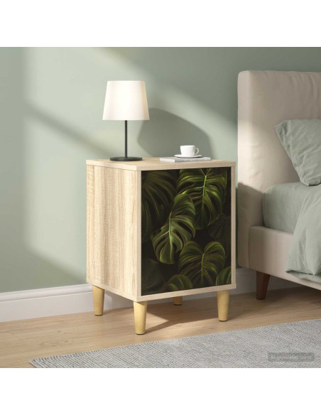 Armadio da Notte ELBURG 2 pz Rovere Sonoma 36 x 33 x 50 cm