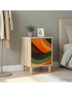 Armadio da Notte BONN Rovere Sonoma 36 x 33 x 50 cm