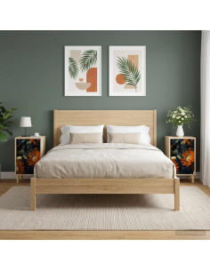 Armadio da Notte LOCHEM 2 pz Rovere Sonoma 36 x 33 x 60 cm