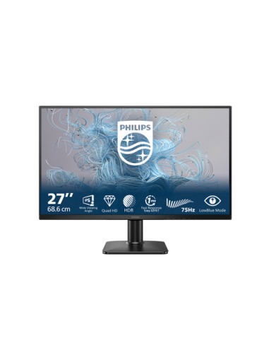 PHILIPS MONITOR 27 LED IPS QHD 16:9 4MS 300 CDM 100hz, DP/HDMI