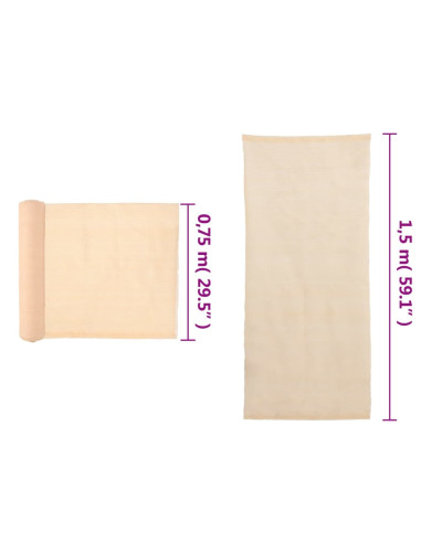 Rete per Privacy in HDPE 1,5x25 m Beige