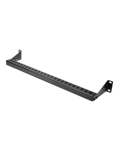 StarTech.com Pannello passacavi montabile a rack 1U con profondità regolabile, Guida di supporto per cavi per server/armadi rac
