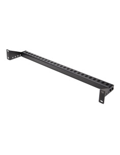 StarTech.com Pannello passacavi montabile a rack 1U con profondità regolabile, Guida di supporto per cavi per server/armadi rac 2