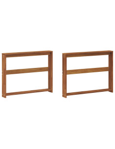 Bracciolo 2 pz Naturale 78 x 10 x 61 cm 2