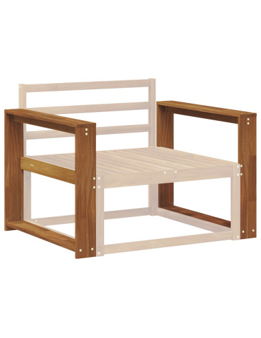 Bracciolo 2 pz Naturale 78 x 10 x 61 cm