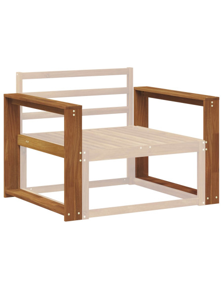 Bracciolo 2 pz Naturale 78 x 10 x 61 cm
