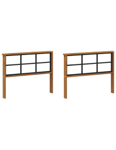 Bracciolo 2 pz Naturale 78,5 x 6 x 61 cm 2