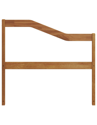 Bracciolo 2 pz Naturale 79 x 4 x 73 cm Legno di Acacia Massello