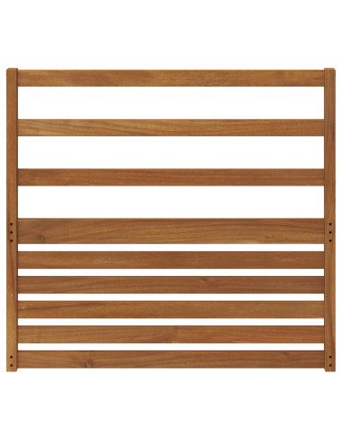 Bracciolo 2 pz Naturale 79 x 4 x 73 cm Legno di Acacia Massello