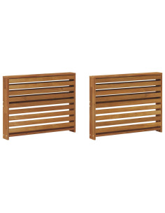 Bracciolo 2 pz Naturale 78,5 x 10 x 61 cm 2
