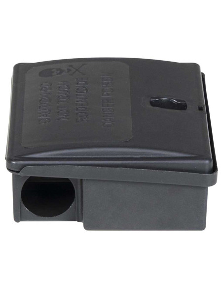 Trappole per Topi 10 pz Nere 13x10x4 cm