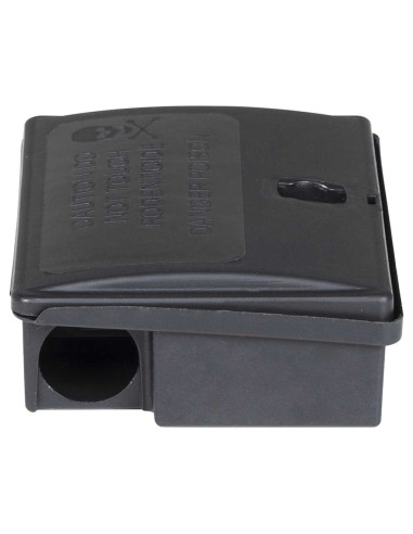 Trappole per Topi 20 pz Nere 13x10x4 cm