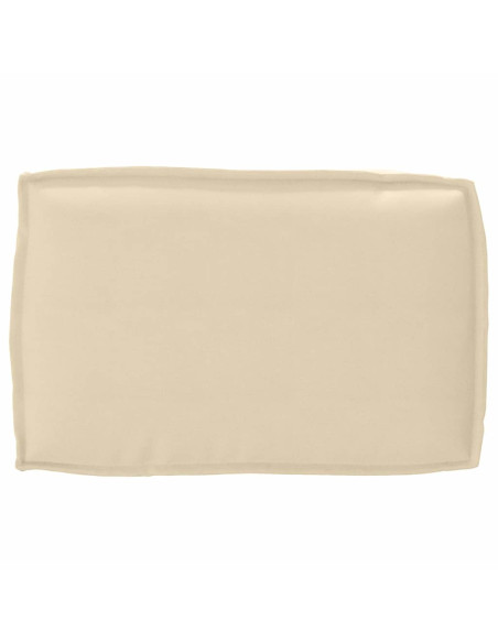 Set di Cuscini per Pallet 2 pcs Beige Tessuto Oxford
