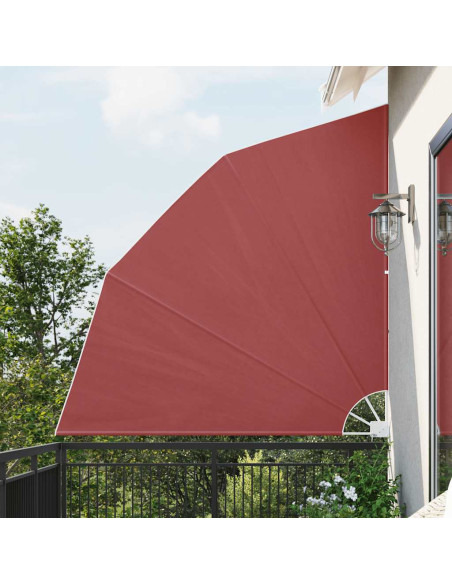 Tenda Laterale per Balcone Pieghevole Terracotta 210x210 cm