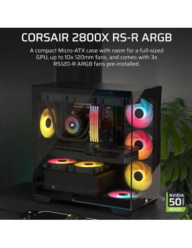 2800X RS-R ARGB MICRO-ATX CASE