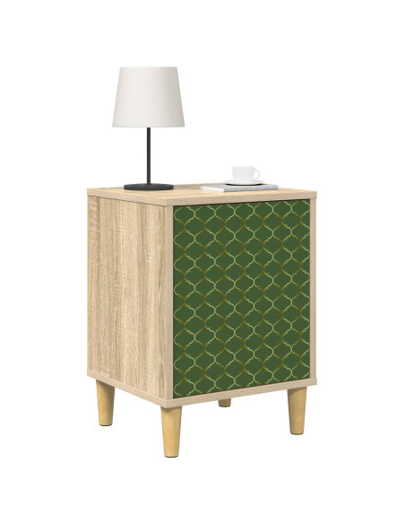 Armadio da Notte GELEEN 2 pz Rovere Sonoma 36 x 33 x 50 cm
