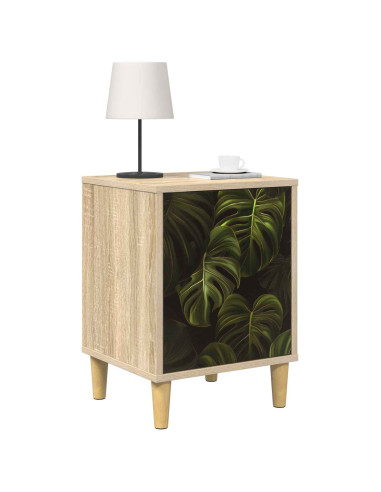 Armadio da Notte ELBURG 2 pz Rovere Sonoma 36 x 33 x 50 cm