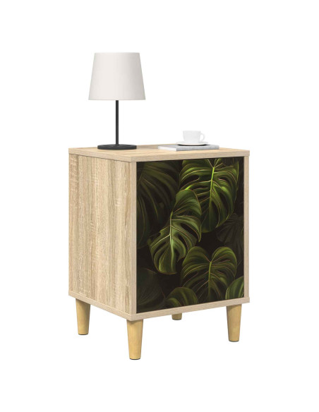 Armadio da Notte ELBURG 2 pz Rovere Sonoma 36 x 33 x 50 cm
