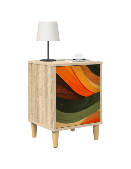 Armadio da Notte BONN 2 pz Rovere Sonoma 36 x 33 x 50 cm