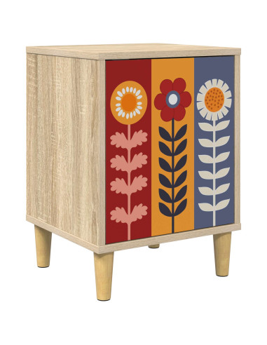 Armadio da Notte ESSEN Rovere Sonoma 36 x 33 x 50 cm