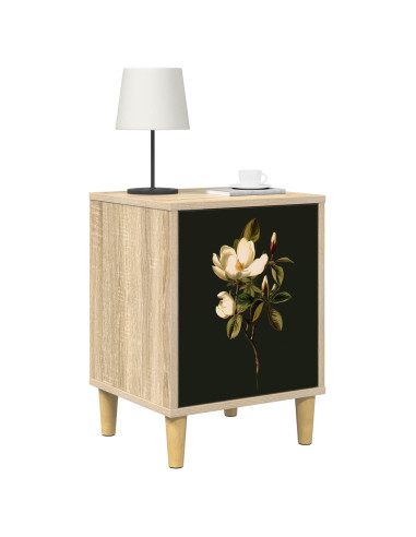 Armadio da Notte BREMEN 2 pz Rovere Sonoma 36 x 33 x 50 cm