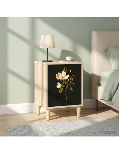 Armadio da Notte BREMEN 2 pz Rovere Sonoma 36 x 33 x 50 cm