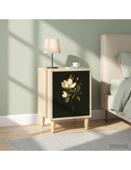 Armadio da Notte BREMEN 2 pz Rovere Sonoma 36 x 33 x 50 cm