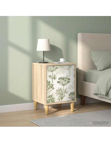 Armadio da Notte GOTHA 2 pz Rovere Sonoma 36 x 33 x 50 cm