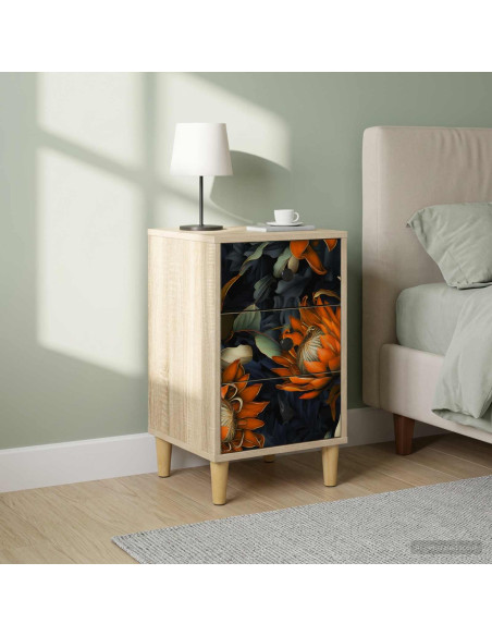 Armadio da Notte LOCHEM 2 pz Rovere Sonoma 36 x 33 x 60 cm