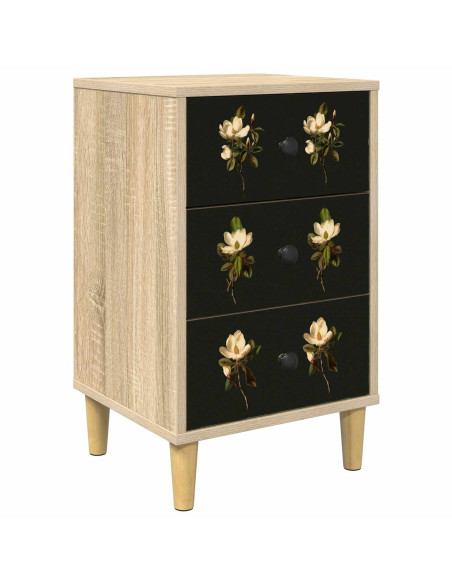 Armadio da Notte BREMEN Rovere Sonoma 36 x 33 x 60 cm